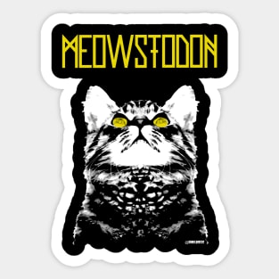Meowstodon Sticker